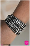 Gimme Some Sugar - Black Paparazzi   Bracelet