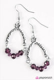 Whimsically Whimsy - Purple Paparazzi  Earrings