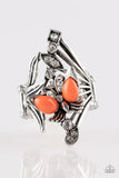 Beautiful In Butterflies - Orange Paparazzi  Ring