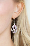 Fabulously Wealthy - Purple Paparazzi  Earrings