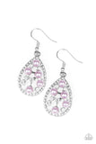 Fabulously Wealthy - Purple Paparazzi  Earrings