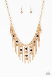 Ever Rebellious - Gold Paparazzi  Necklace