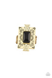 So Smithsonian - Brass Paparazzi   Ring