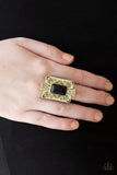 So Smithsonian - Brass Paparazzi   Ring