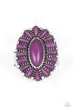 Cactus Cabana  Purple Paparazzi Ring