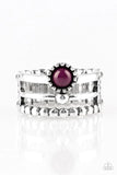 Summer Retreat Purple Paparazzi Ring