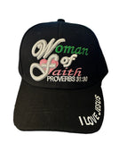 Woman of Faith - Proverbs 31:30 (I love Jesus) (Black)