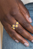 Foxy Fabulous - Yellow Paparazzi  Ring