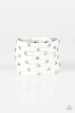 Sass Squad - White Paparazzi  Bracelet