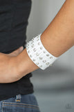 Now Taking The Stage - White Paparazzi Bracelet