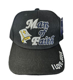 Man Of Faith Cap, Black