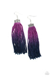 Dual Immersion - Purple Paparazzi  Earrings