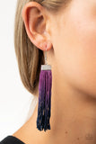 Dual Immersion - Purple Paparazzi  Earrings