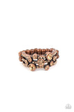 Bubbly Effervescence - Copper Paparazzi   Ring