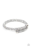 Roll Out The Glitz - Silver Paparazzi  Bracelet