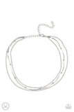 Subtly Stunning - Silver Paparazzi  Necklace