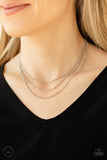 Subtly Stunning - Silver Paparazzi  Necklace