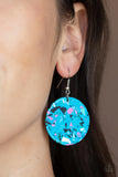 Tenaciously Terrazzo - Blue Paparazzi  Earrings