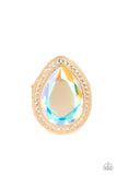 Illuminated Icon - Gold Paparazzi  Ring