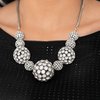 Undaunted  White ~ 2023 Paparazzi Zi Collection Necklace