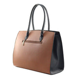 Brown/Sandy/Black Fashion Handbag and Tote 3 in 1