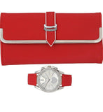 Ashley Princess Red Wallet W/ Red Watch Gift Set