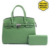 Khaki Larger Handbag w/Matching Wallet Included