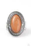 Country Girl Chic - Brown Paparazzi Ring