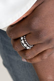 Backstage Sparkle - Black  Paparazzi Ring