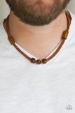 Honolulu Hustler  Paparazzi  Brown Urban Necklace