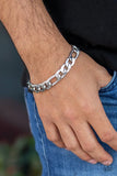 Home Team--Paparazzi Silver Urban Bracelet