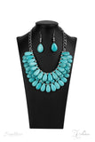 THE AMY ~ Paparazzi 2020 (RETIRED) ZI Signature Series Turquoise Chunky Necklace