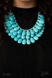 THE AMY ~ Paparazzi 2020 (RETIRED) ZI Signature Series Turquoise Chunky Necklace