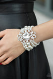 Rule The Room - White Paparazzi Accessories Bracelet