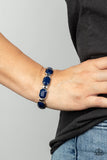 Fashion Fable - Blue  Paparazzi Stretchy Bracelet