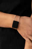 Free Expression - Black  Paparazzi Cuff Bracelet