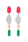 Deco By Design - Multi  Paparazzi Earrings