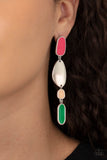 Deco By Design - Multi  Paparazzi Earrings