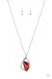 Galactic Wonder - Red   Paparazzi  Long  Necklace