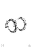 Moon Child Charisma - Silver Paparazzi Clip on Earrings