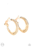 Moon Child Charisma - Gold Paparazzi Clip On Earrings