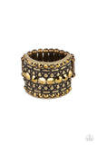 Target Locked - Brass Paparazzi Accessories Ring