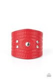 Orange County - Red Paparazzi Wrap Bracelet