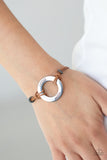 Choose Happy - Brown Paparazzi Urban Bracelet