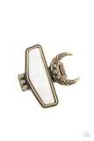 Cosmic Karma - Brass Paparazzi Ring