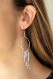 Mood Swing - Silver Paparazzi Earrings