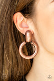 Ancient Artisan - Copper Paparazzi Clip-On Earrings