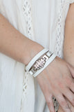 Ultra Urban - White  Paparazzi Urban Bracelet