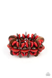 Caribbean Canopy - Red ~Paparazzi  Bracelet