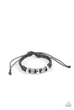 Urban Cattle Drive - Black  Paparazzi Unisex Urban Bracelet